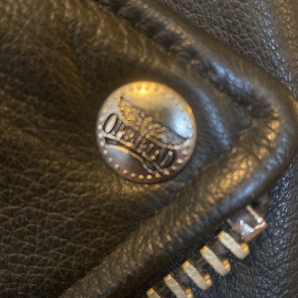 OPENROAD LEATHERS CLASSIC MOTORCYCLE LEATHER JACKET W/ ZIP OUT LINING - Picture 3 of 11